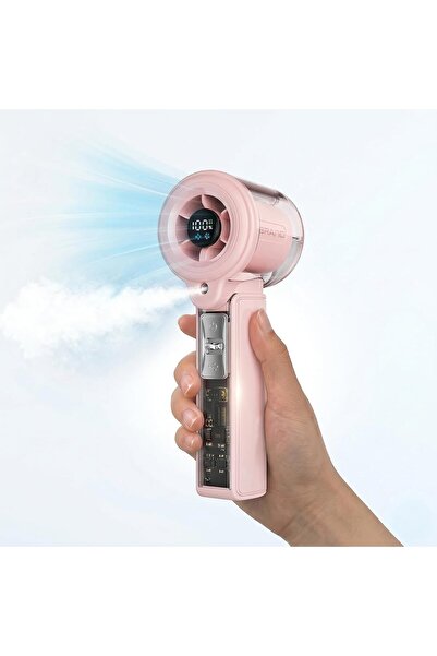 STARSTAR Mini handheld atomizing fan, 3000mAh rechargeable portable fan, supp...