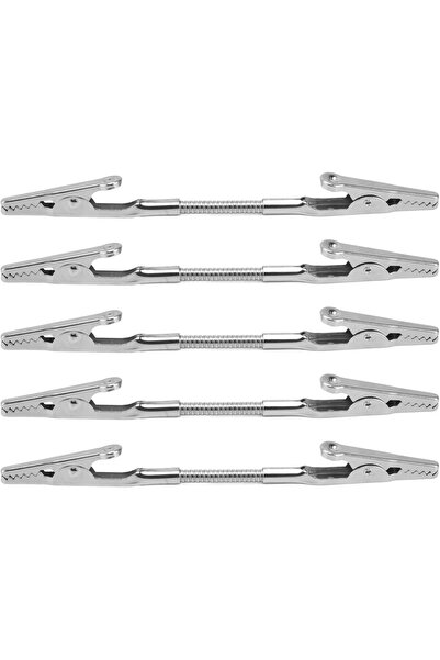 STARSTAR Double-ended metal memo clip set - 5-piece set - Silver