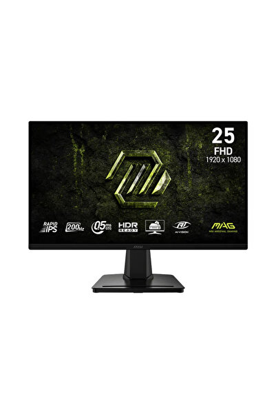 MSI MAG 256F E20 24.5 1920x1080 FHD 200Hz 0.5ms HDMI DP HDR Ready AMD FreeSyn...
