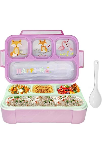 OVA Lunch Box Pink -Proof Lunch Box(1 Pieces)
