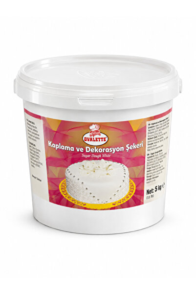 ovalette Kaplama ve Dekorasyon Şekeri Beyaz 5 KG