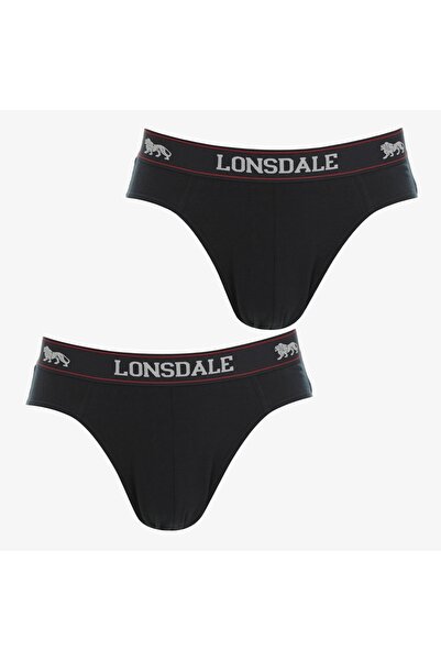 LONSDALE Set 2 chiloți SN00 negri