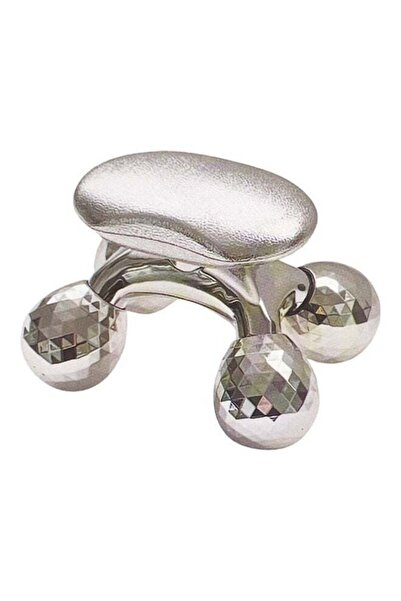 J & J J&J 4D Mini Body And Face Roller Massager - Silver