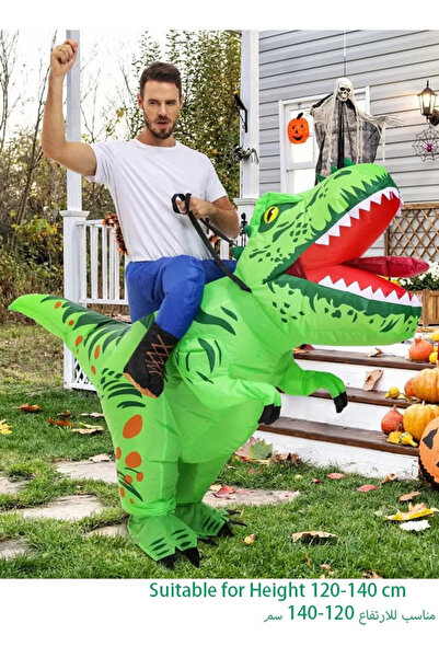 GGEROU Dinosaur Costumes for Adults Inflatable Funny Halloween Costumes for M...