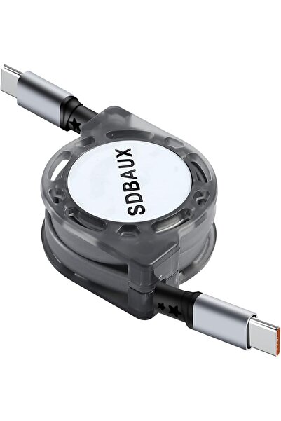 ON Electronics Retractable USB C to USB C Charging Cable,Type C to USB C Char...