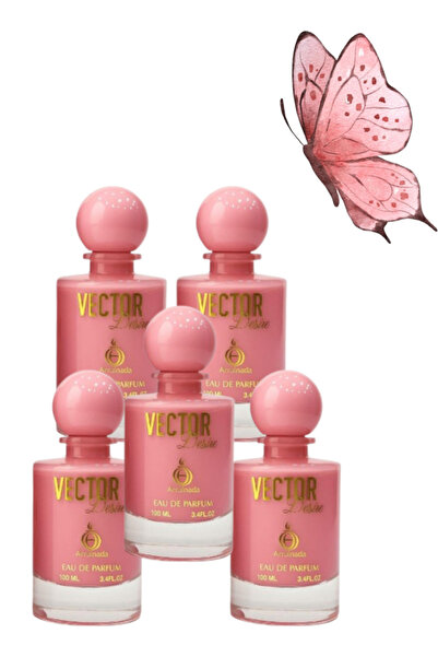Arruinada 5 قطع من عطر فيكتور ديزاير الوردي 100 مل