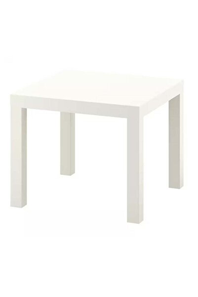 Generic Wooden Side Table White 55x55x45cm