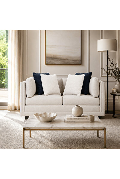 Roots Furniture Layal Chic Navy Loveseat