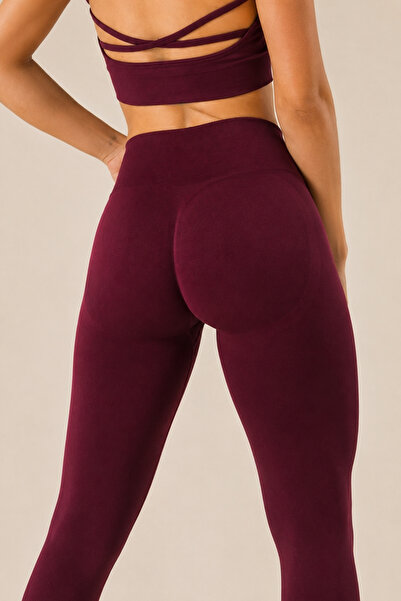FOREVER MORE Joy Model Bešavne Leggings sa Visokim Strukom i Skupljenim Detaj...