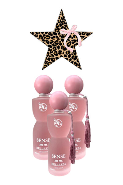 Bellezza 3 قطع عطر سنس 200 مل