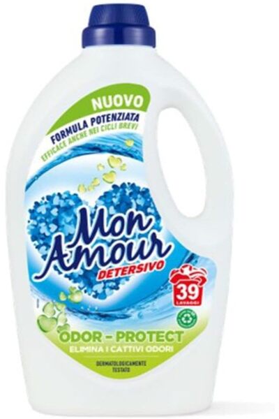 OEM Mon Amour Detergent Rufe Lichid Odor Protect 1560 ml – 39 Spălări | Impor...