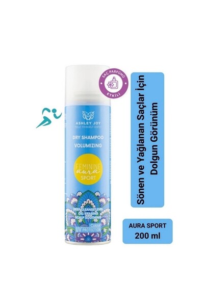 Ashley Feminine Aura Sport Yağlanma Karşıtı Hacim Veren Kuru Şampuan 200 ml