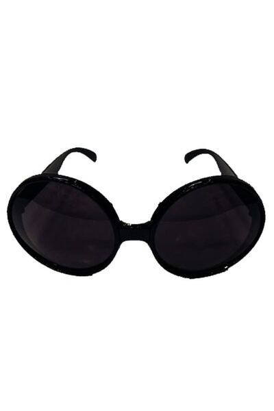 naque 80S Black Color Nostalgia Yeşilçam Party Glasses