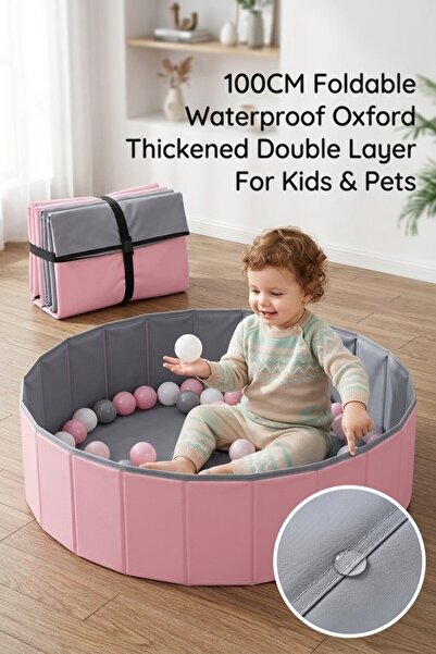 Generic 1Pc Double Layer Oxford Cloth Foldable Ball Pit Play Pool Portable 10...