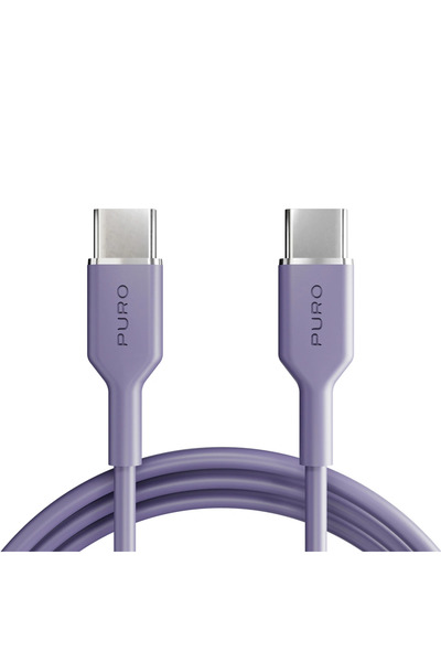 Puro Cablu USB-C la USB-C 1.5M pentru telefoane, încărcare rapidă, calitate î...