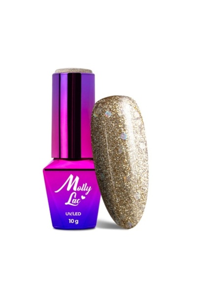 Molly Lac Oja semipermanenta MollyLac Queens Of Life Perfect Gold 10g Nr. 32