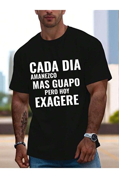 21JNRY Men'S White Retro Graphic T-Shirt With Bold Spanish Motivational Quote...