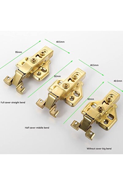 STARSTAR Three-piece aluminum alloy frame hinge set - hydraulic damping glass...