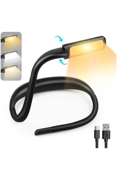 STARSTAR Rechargeable Reading Lamp Protect Eyes Continuously Adjustable Brigh...
