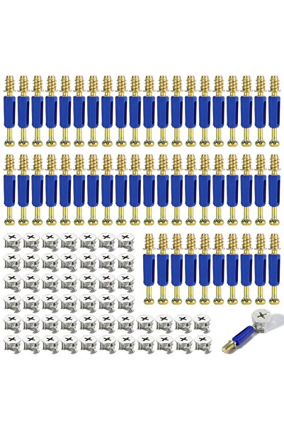 STARSTAR 50-piece set of eccentric furniture connectors, furniture connectors...