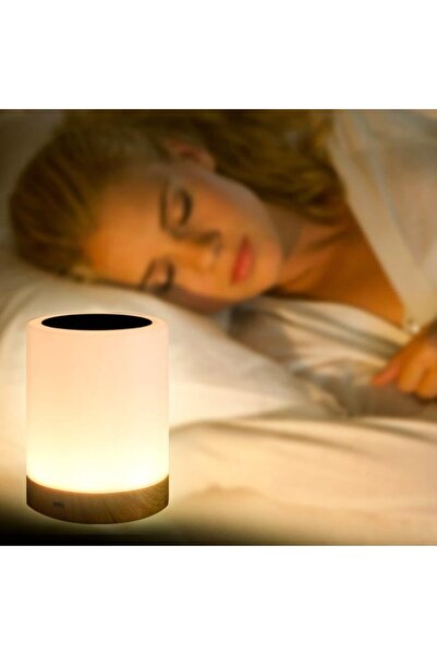 STARSTAR LED night light with touch function, 7 colors, dimmable, warm mode, ...