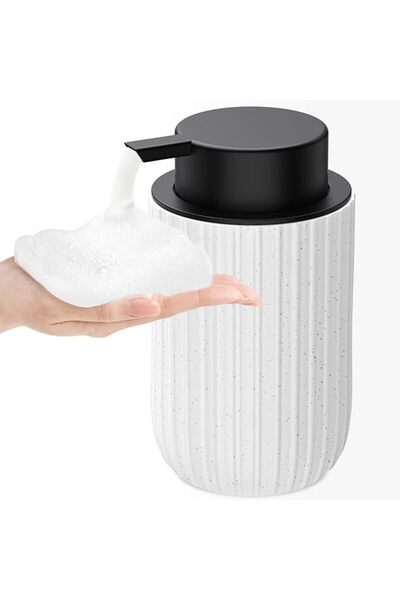 STARSTAR Ceramic Foam Soap Dispenser 300ml Bathroom Refillable Emulsion Dispe...