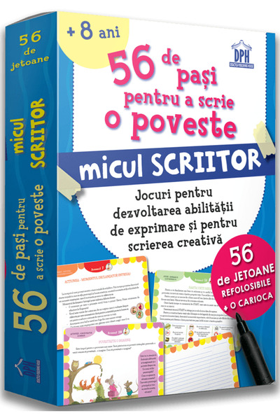 Didactica si Pedagogica 56 de pasi pentru a scrie o poveste - Adriana Mitu