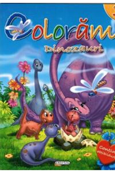 GIRASOL Coloram 3: Dinozauri (Contine abtibilduri)