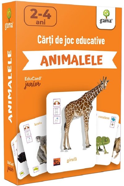 Gama Animalele. Carti de joc educative
