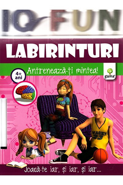 Gama Iq Fun - Labirinturi - Antreneaza-Ti Mintea! 4+ Ani