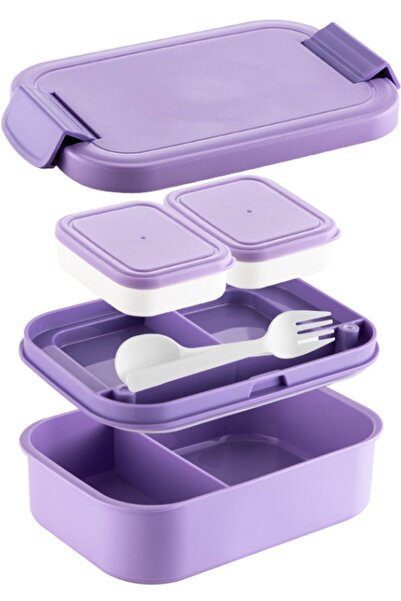 STARSTAR Lunch Box - Bento Box - Includes Cutlery - 23*15*8 cm - Sandwich Box...