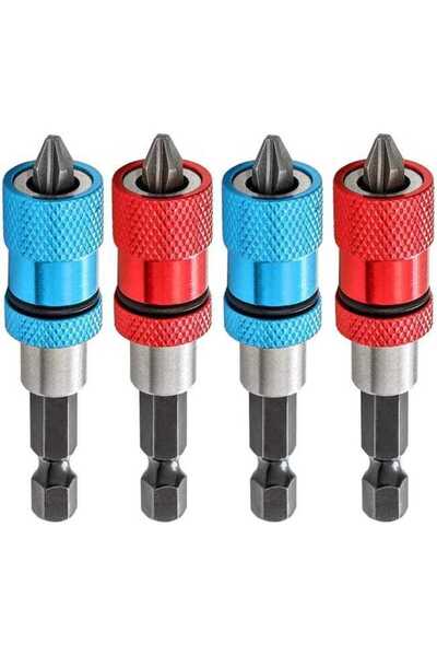 STARSTAR Four-piece magnetic bit holder set, depth adjustable. Suitable for d...