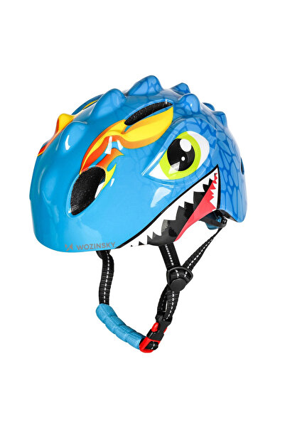 WOZINSKY Cască de ciclism pentru copii, cu motiv dragon, pentru circumferințe...