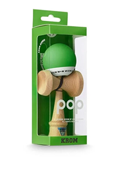 OEM Kendama Krom Pop verde inchis mat