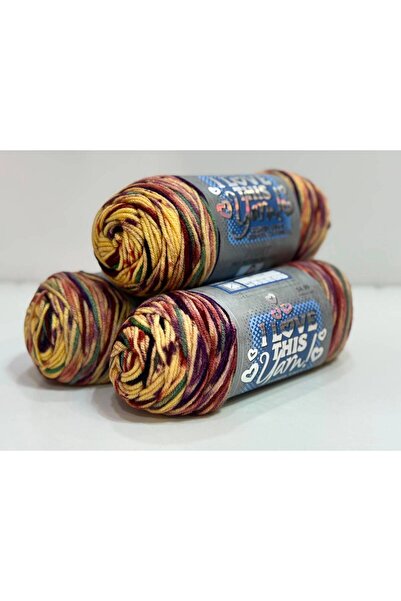 I LOVE THIS İhraç Fazlası Amerikan Sarım 450gr - Ebruli