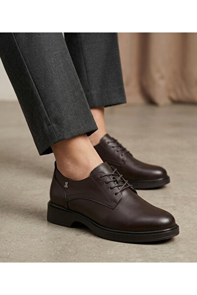 Venüs 2651101K Pantofi Oxford cu șireturi din piele naturală pentru femei