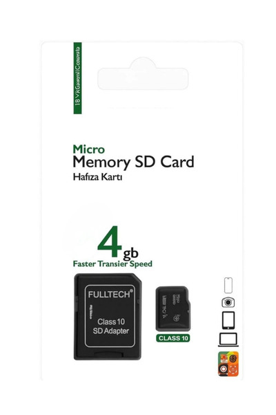 SMARTEST 4 GB Hafıza Kartı SD Kart ve Adaptörü Class10
