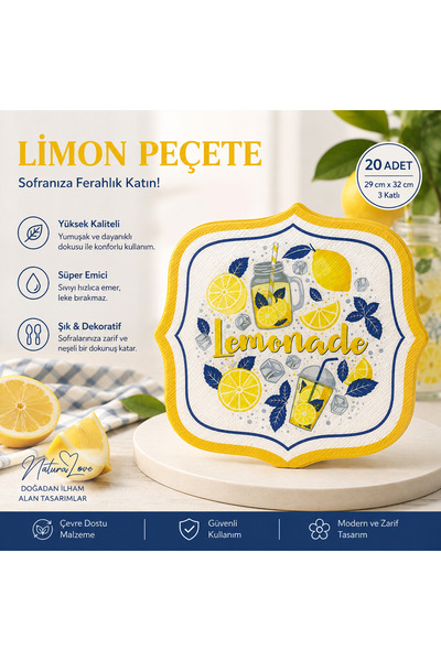 naturelove Limon Peçete