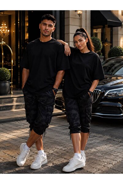 sports here Unisex oversize osnovna majica kratkih rukava, okrugli izrez, pam...