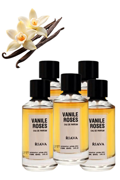 RIAVA 5 قطع عطر فانيل روزز 100 مل