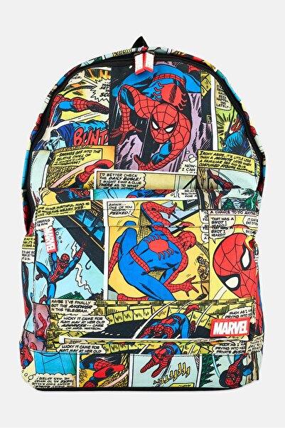 Marvel Kids Boy Spider Man Graphic Print Backpack, Multicolor