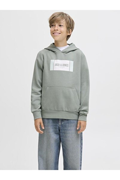 Jack & Jones Μπλούζα φούτερ αγόρι "Hayato sweat" μέντα