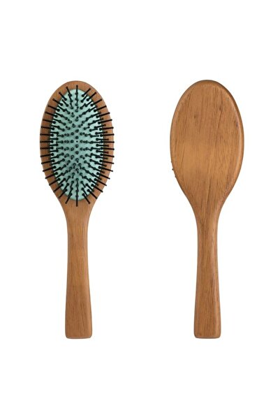 BAMI NETWORK Perie par ovala lemn maro 24cm ideala pentru orice tip de par