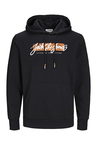 Jack & Jones Μπλούζα φούτερ ανδρική "Tiley" μαύρη