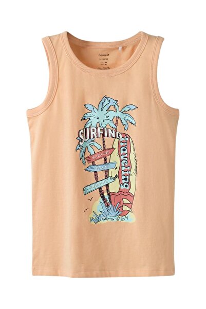 Name it Μπλούζα αμάνικη αγόρι "Surfing traveling" πορτοκαλί