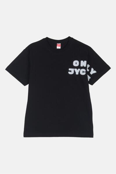 JOYCE Μπλούζα κοντομάνικη αγόρι "Only Jyc" μαύρη