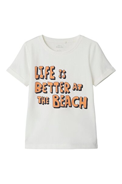 Name it Μπλούζα "Life is better at the beach" λευκή