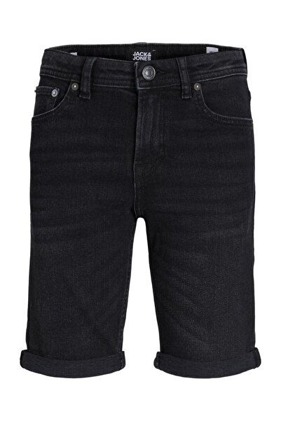 Jack & Jones Βερμούδα τζιν "Rick" μαύρη
