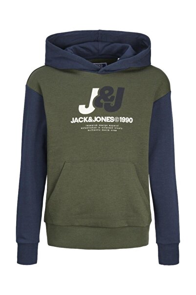 Jack & Jones Μπλούζα φούτερ ανδρική "Kylo" χακί