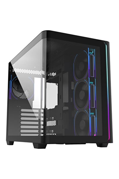 Fortron Carcasa Mid Tower tempered glass